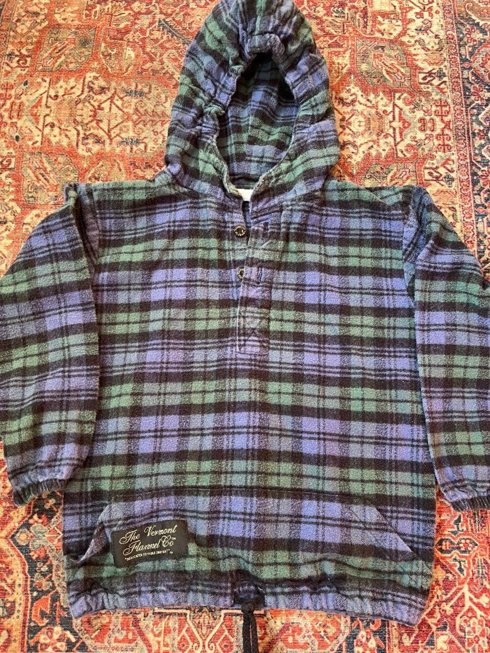 Rare Vermont Flannel Co Children's Flannel Hoodie